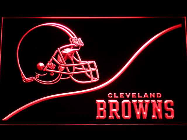 Cleveland Brown Helmet Neon Light LED Sign