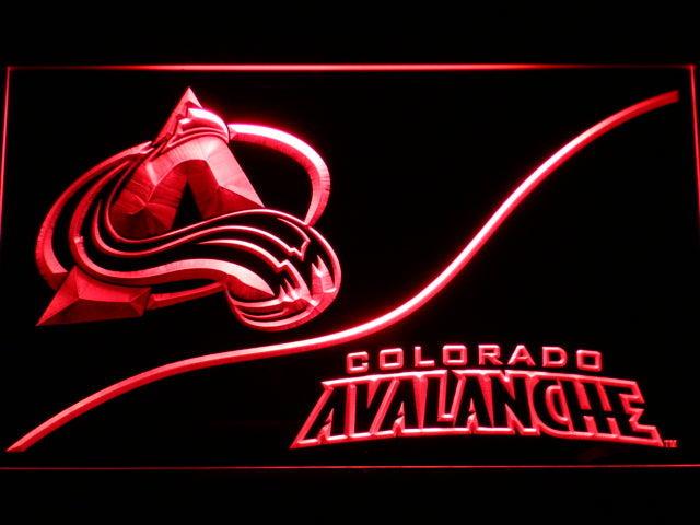 Colorado Avalanche Split Neon Light LED Sign