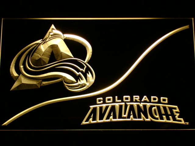 Colorado Avalanche Split Neon Light LED Sign