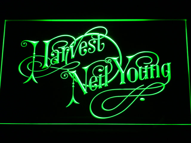 Neil Young Harvest Neon Light LED Sign