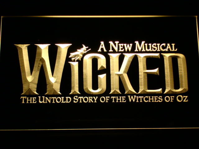 Wicked The Musical Neon Light LED Sign