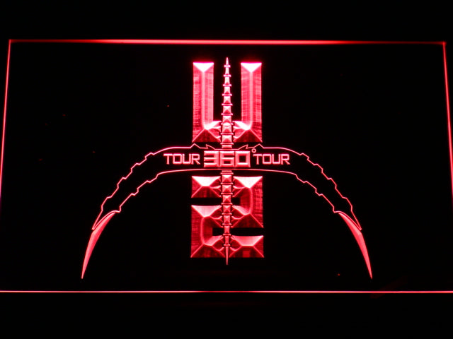 U2 360 Tour Band Neon Light LED Sign