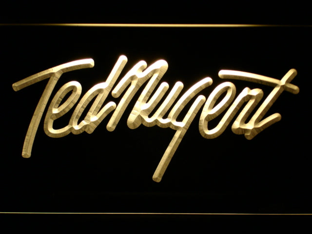 Ted Nugent Music Neon Light LED Sign