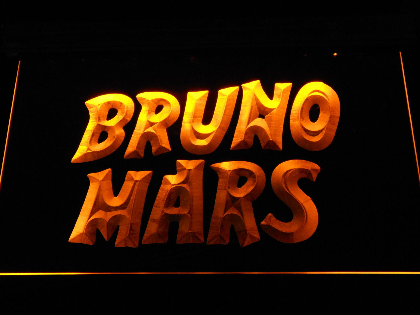 Bruno Mars Pop Singer Neon Light LED Sign