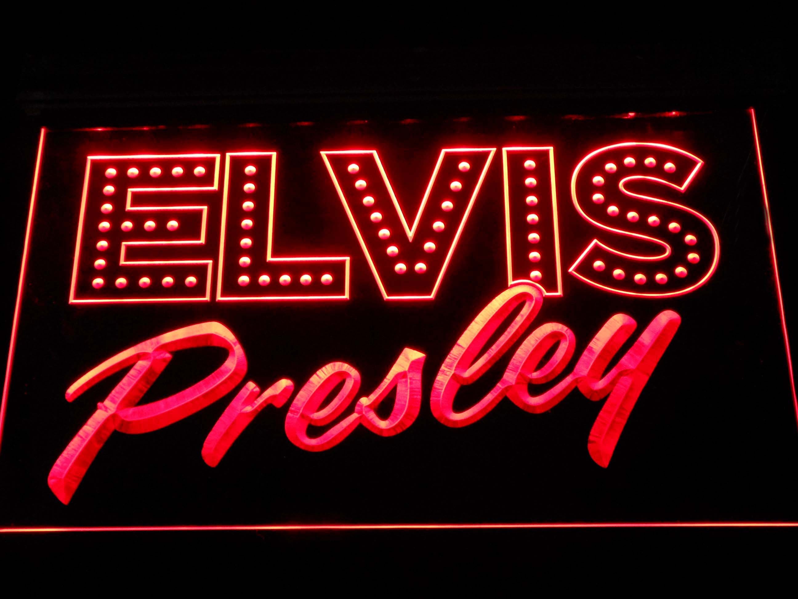 Elvis Presley Old School Neon Light LED Sign