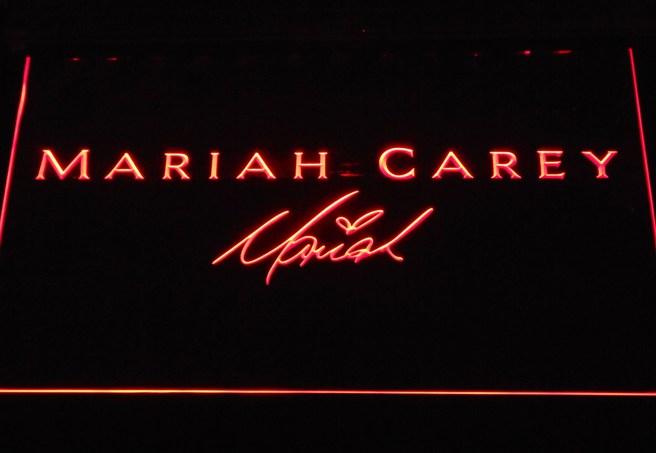 Mariah Carey Pop Song Singer Neon Light LED Sign