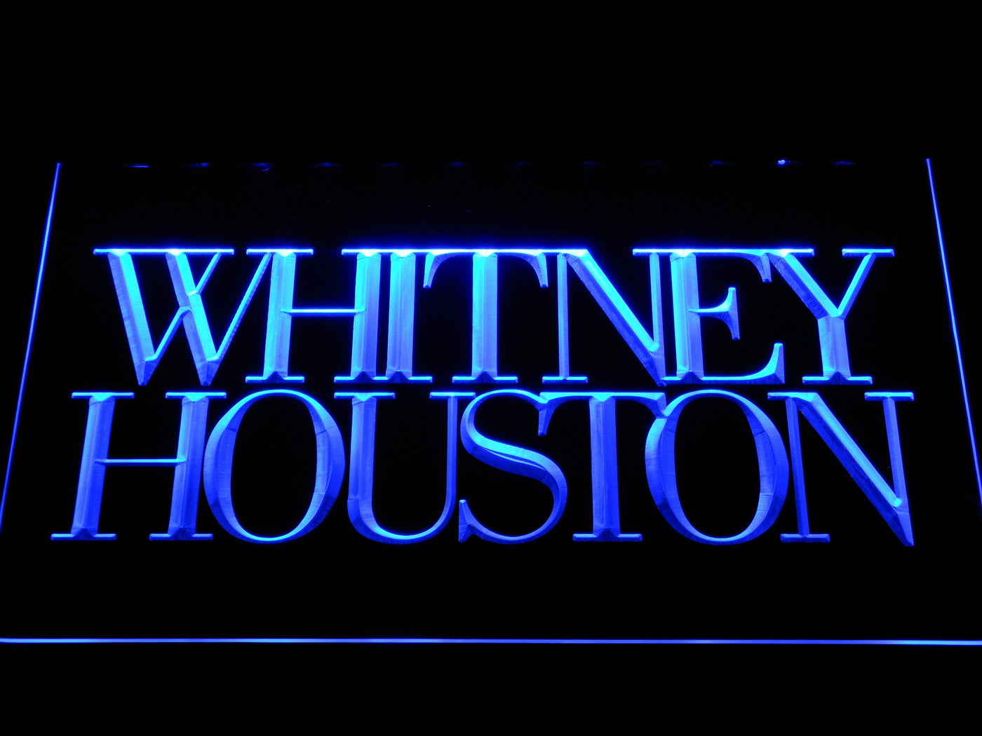 Whitney Houston American Singer Neon Light LED Sign