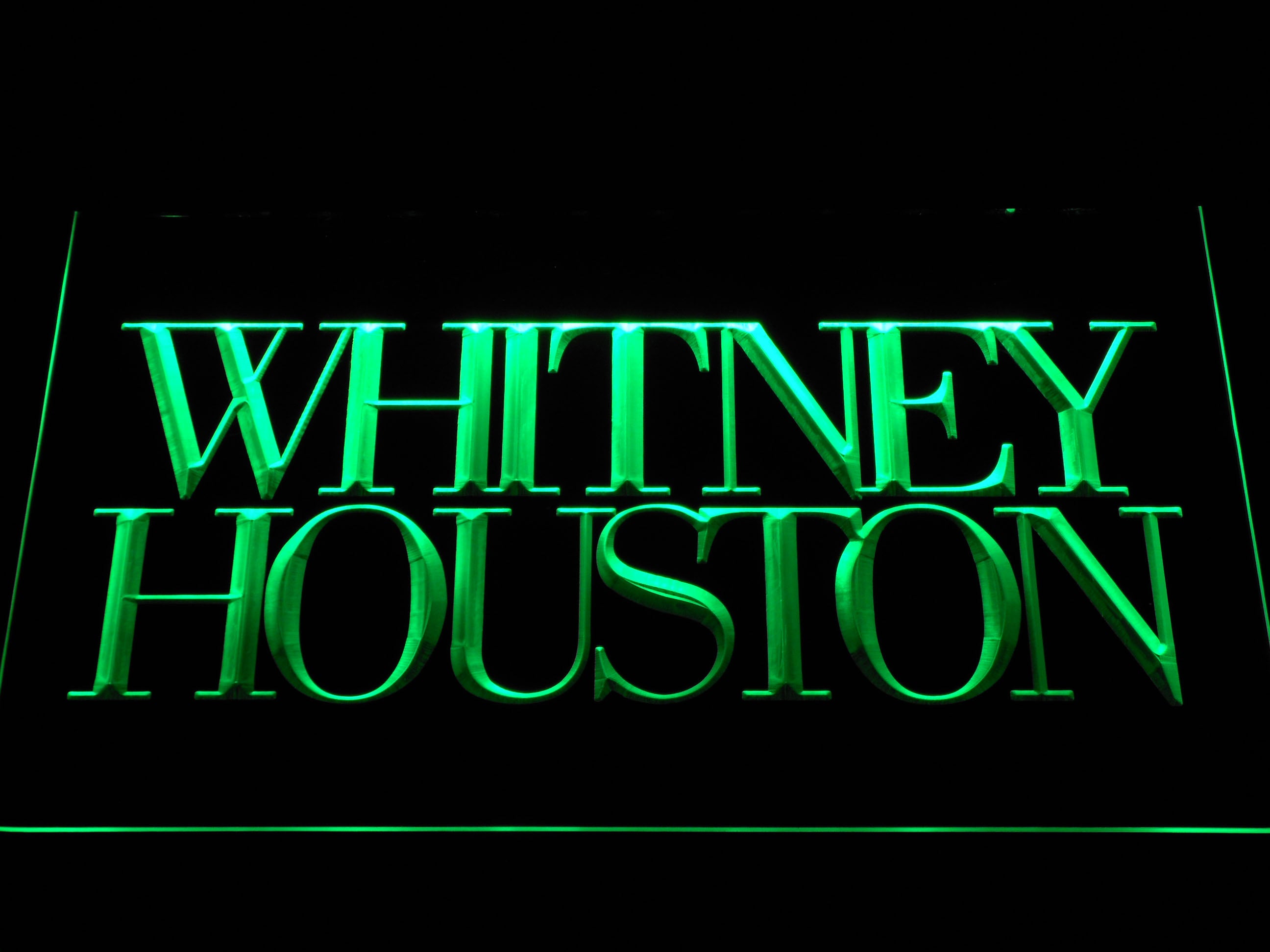 Whitney Houston American Singer Neon Light LED Sign