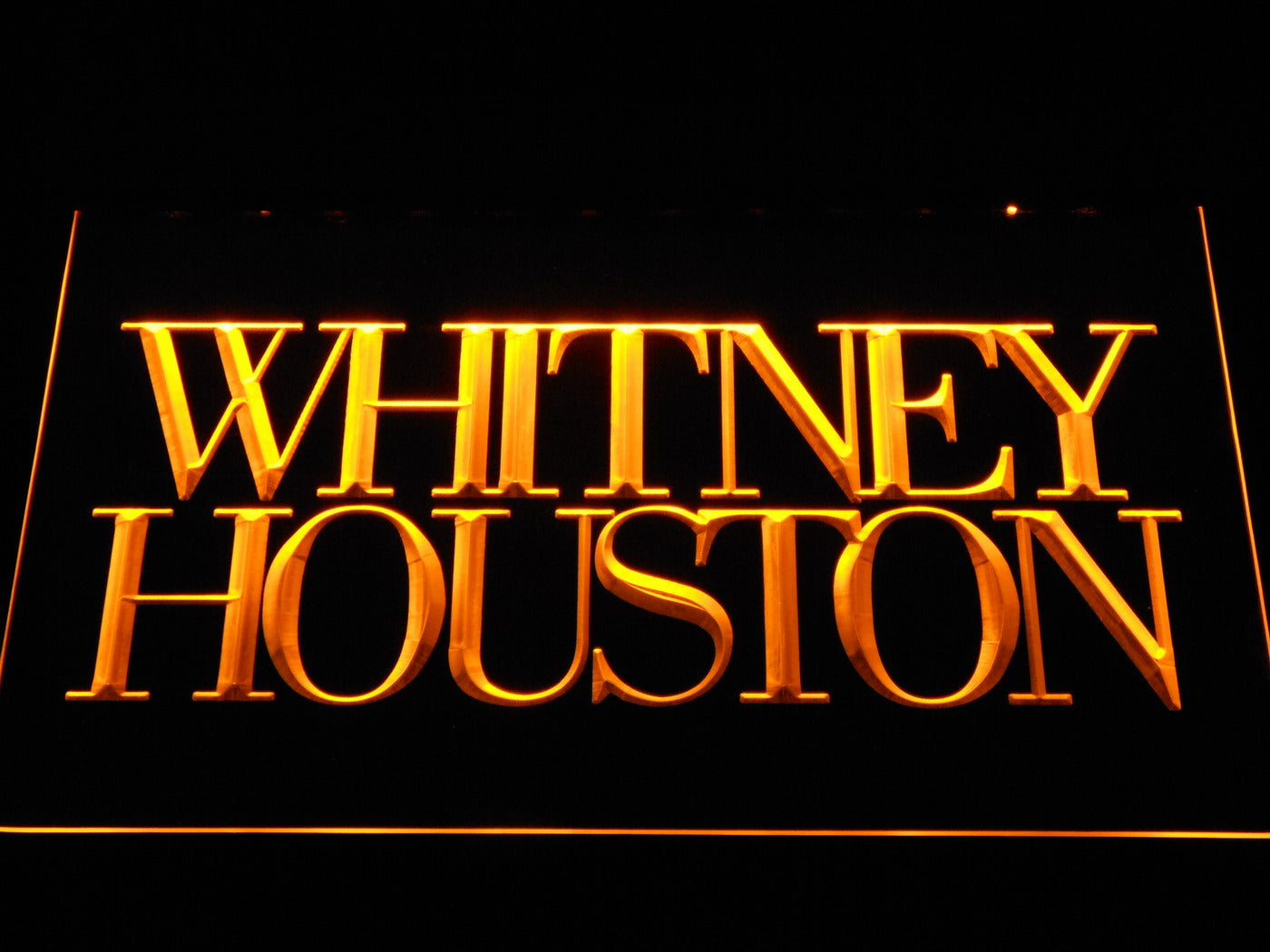 Whitney Houston American Singer Neon Light LED Sign