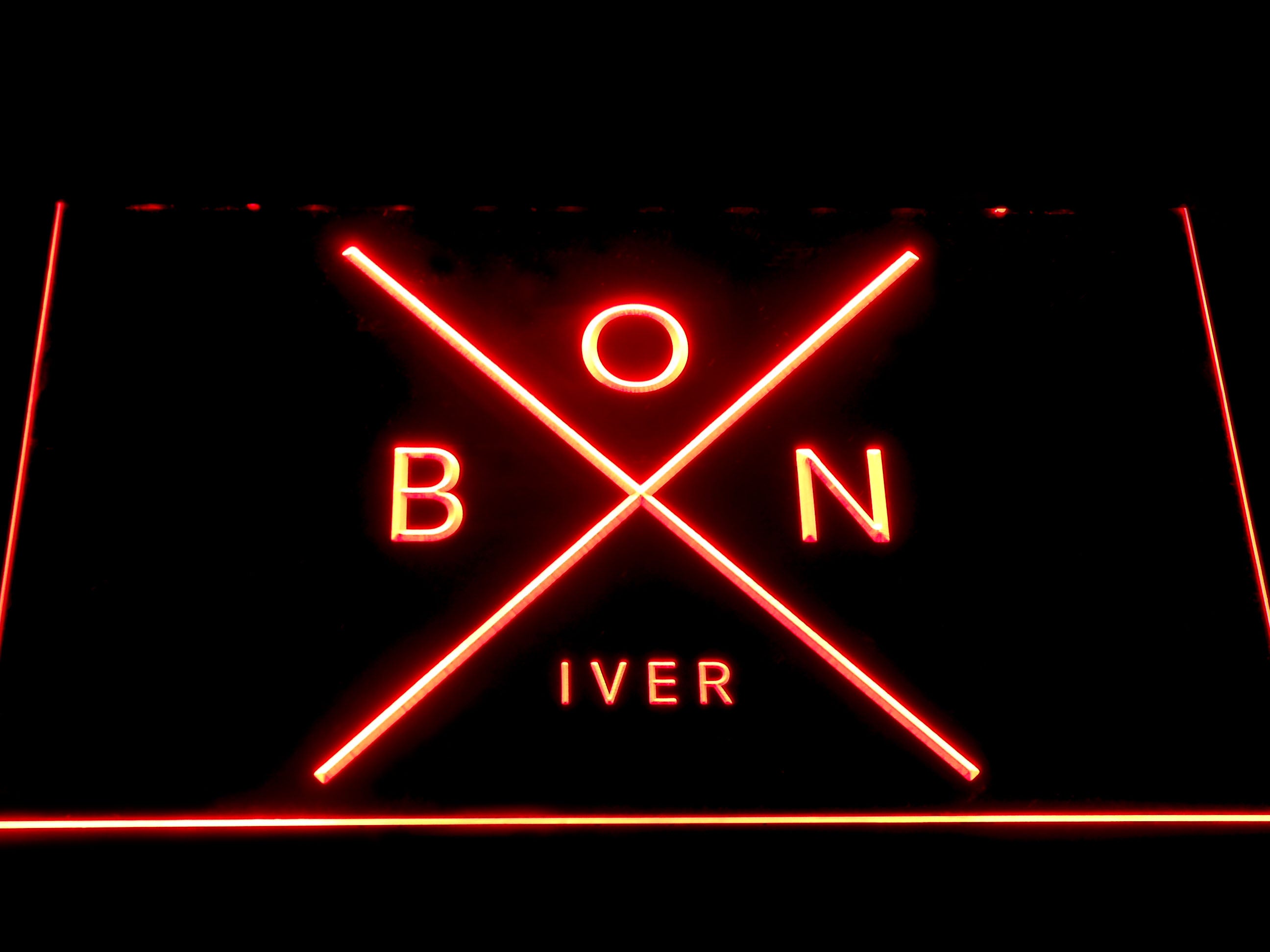 Bon Iver Folk Band Neon Light LED Sign