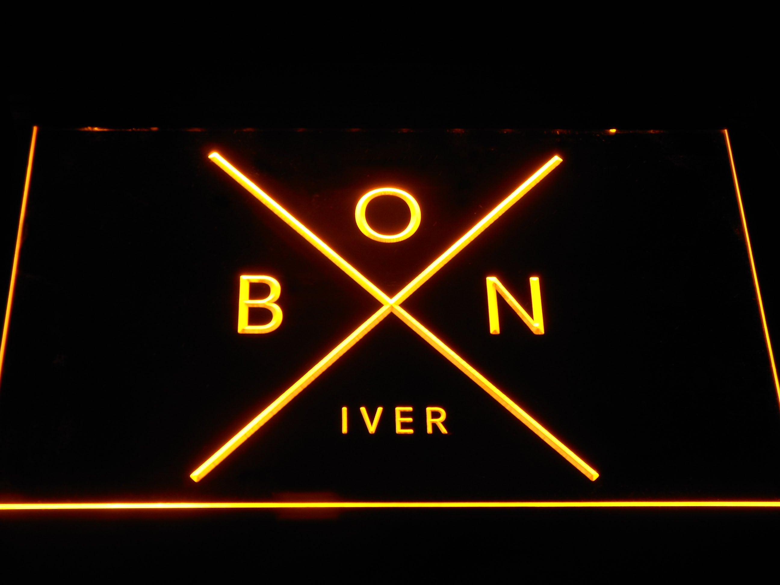 Bon Iver Folk Band Neon Light LED Sign