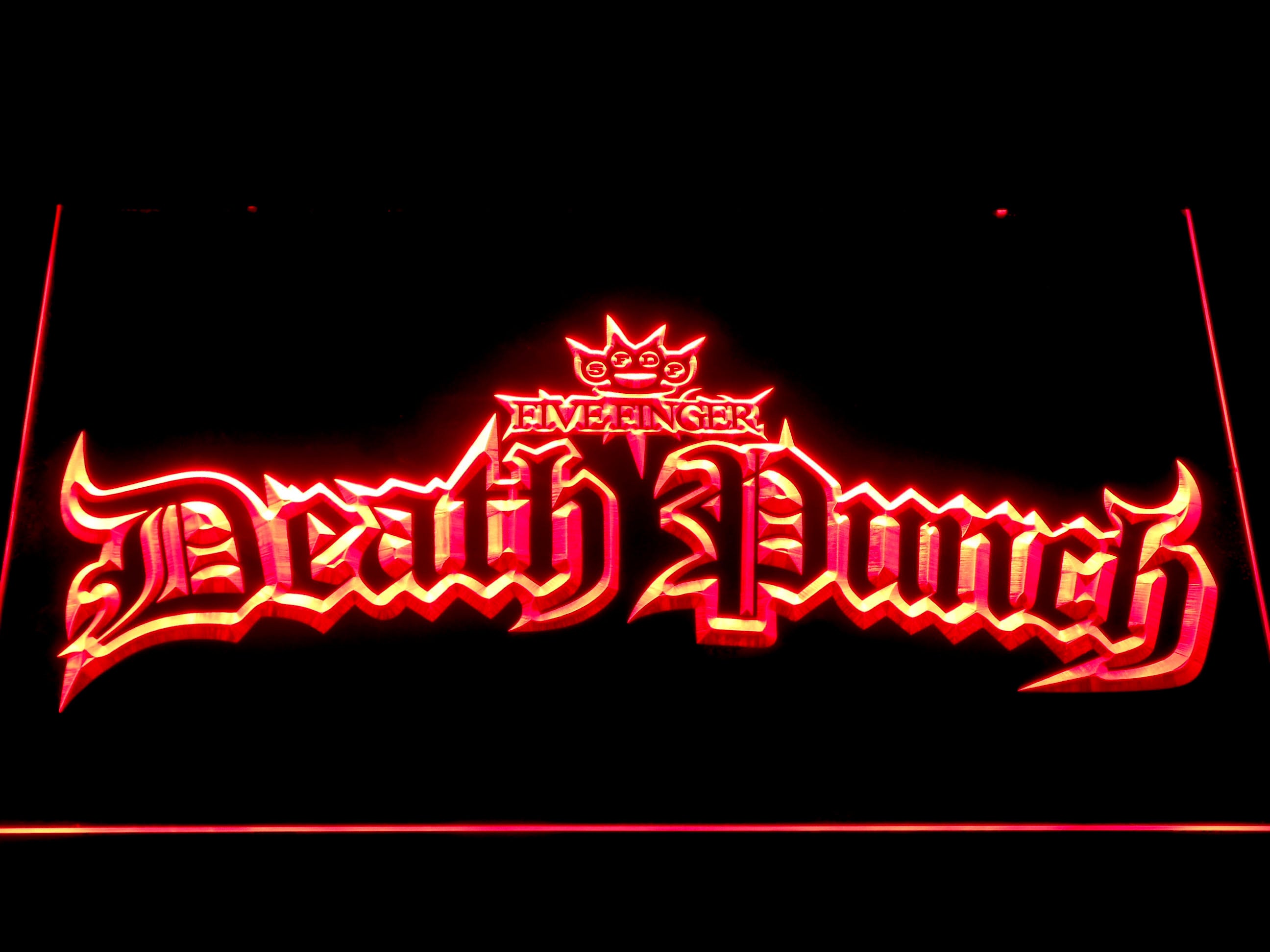 Five Finger Death Punch Music Neon Light LED Sign