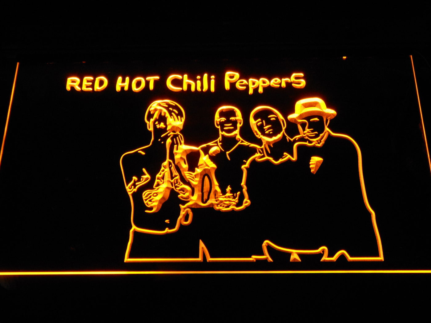 Red Hot Chili Peppers Silhouette Neon Light LED Sign