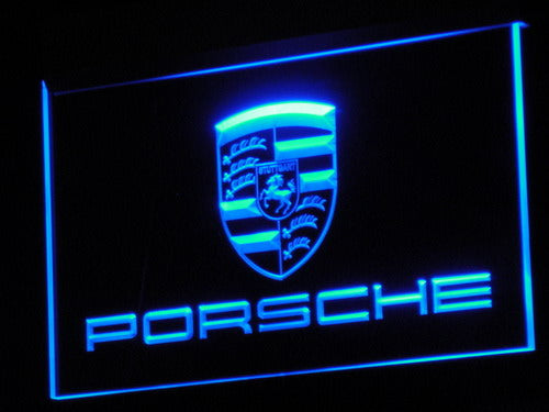 Porsche Car Neon Light LED Sign Man Cave Light Up Sign