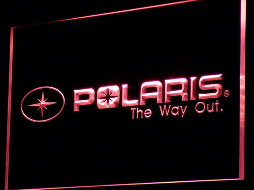 Polaris Snowmobile Neon Light LED Sign