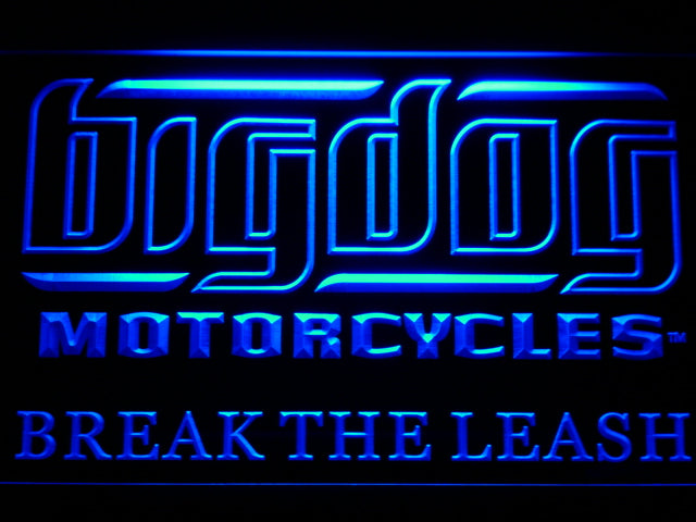 Big Dog Motorcycle Neon Light LED Sign