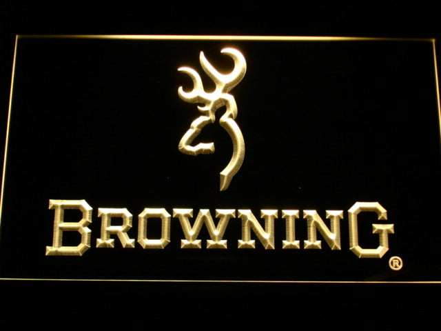 Browning Firearms Neon Light LED Sign