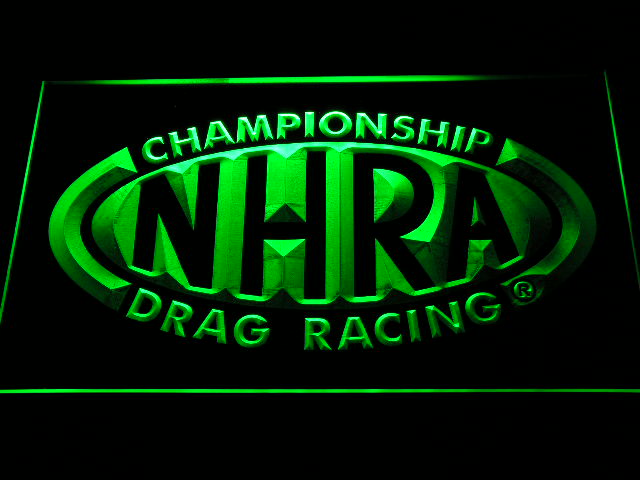 NHRA Drag Racing Hot Rod Neon Light LED Sign