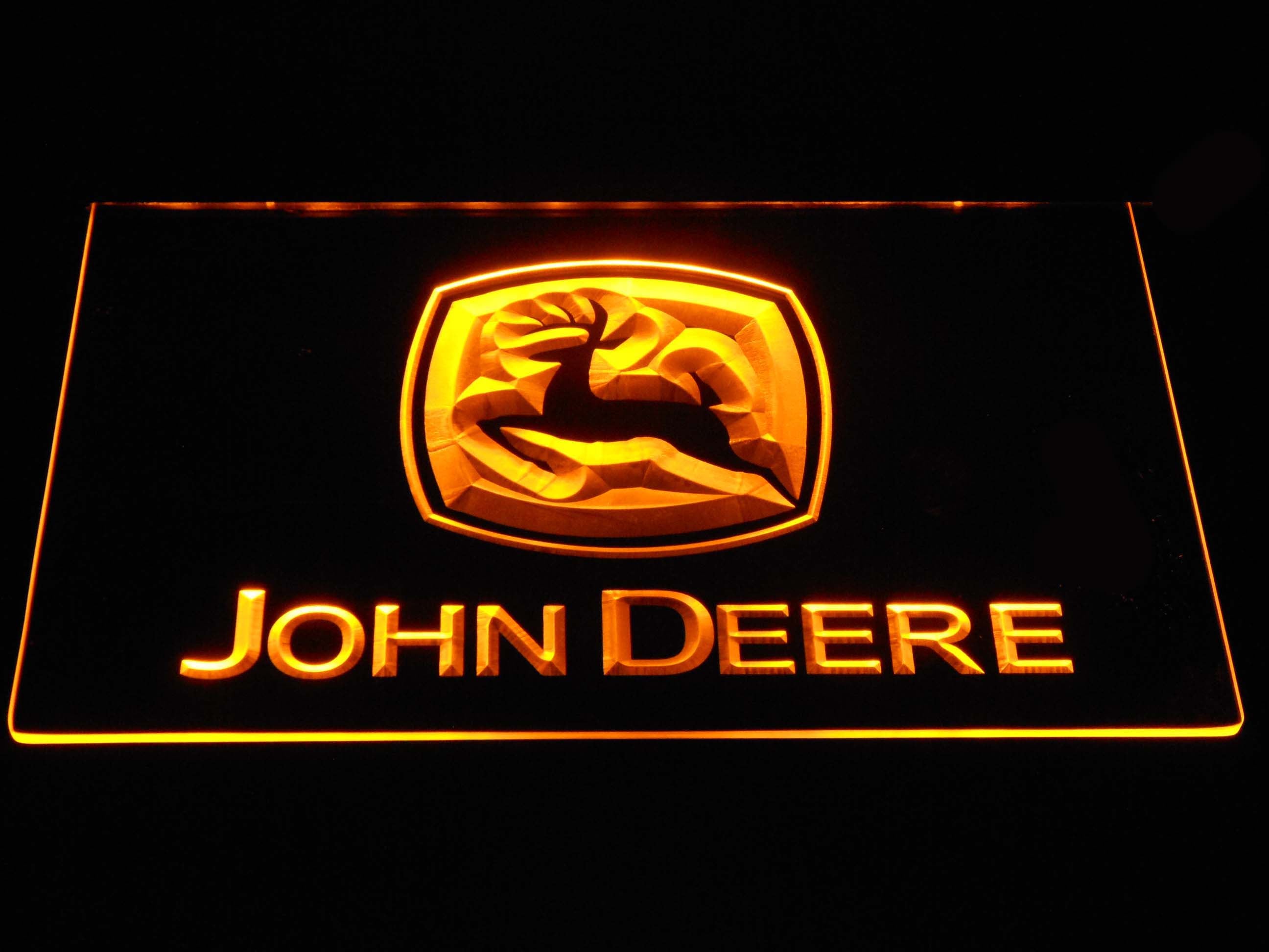John Deere Logo Neon Light LED Sign