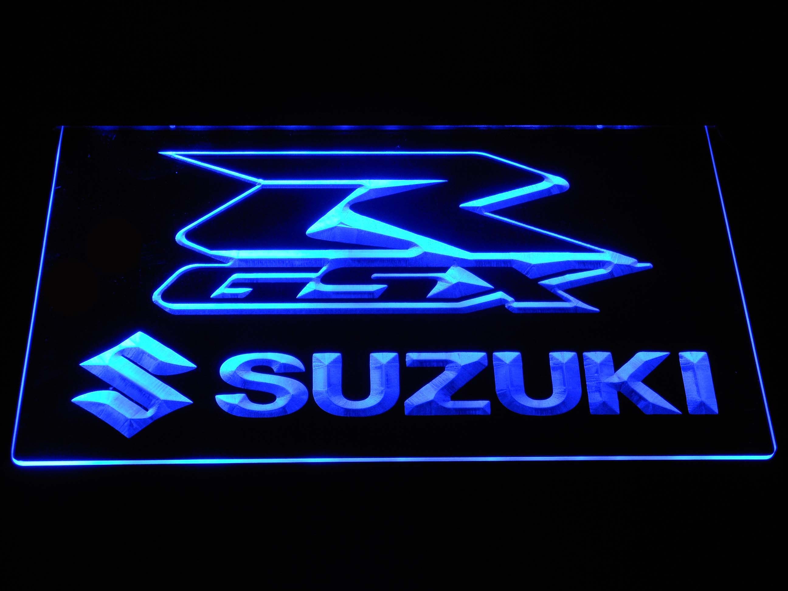 Suzuki Gsx-R Motorcycle Neon Light LED Sign