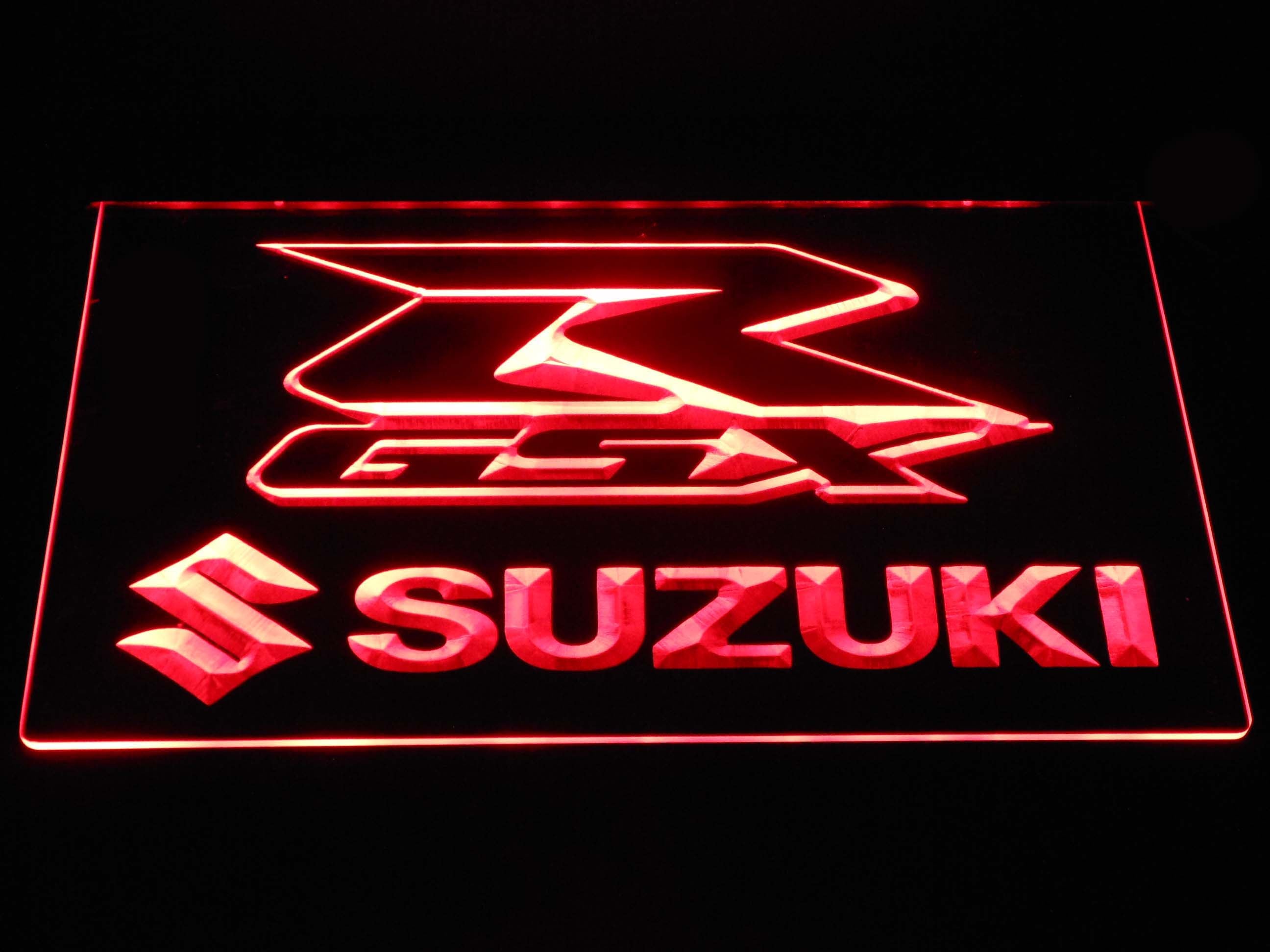 Suzuki Gsx-R Motorcycle Neon Light LED Sign