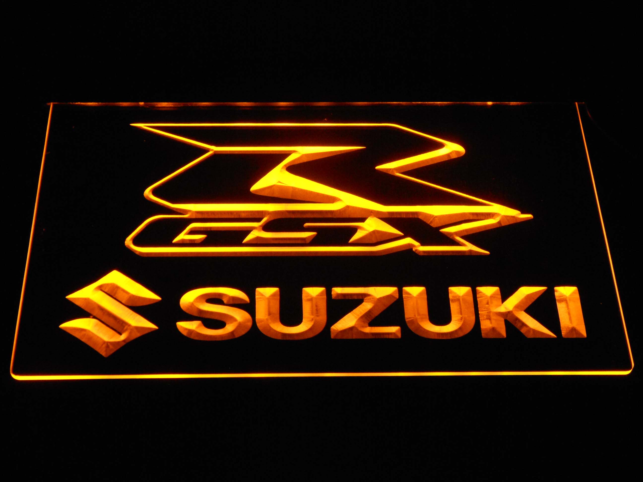 Suzuki Gsx-R Motorcycle Neon Light LED Sign