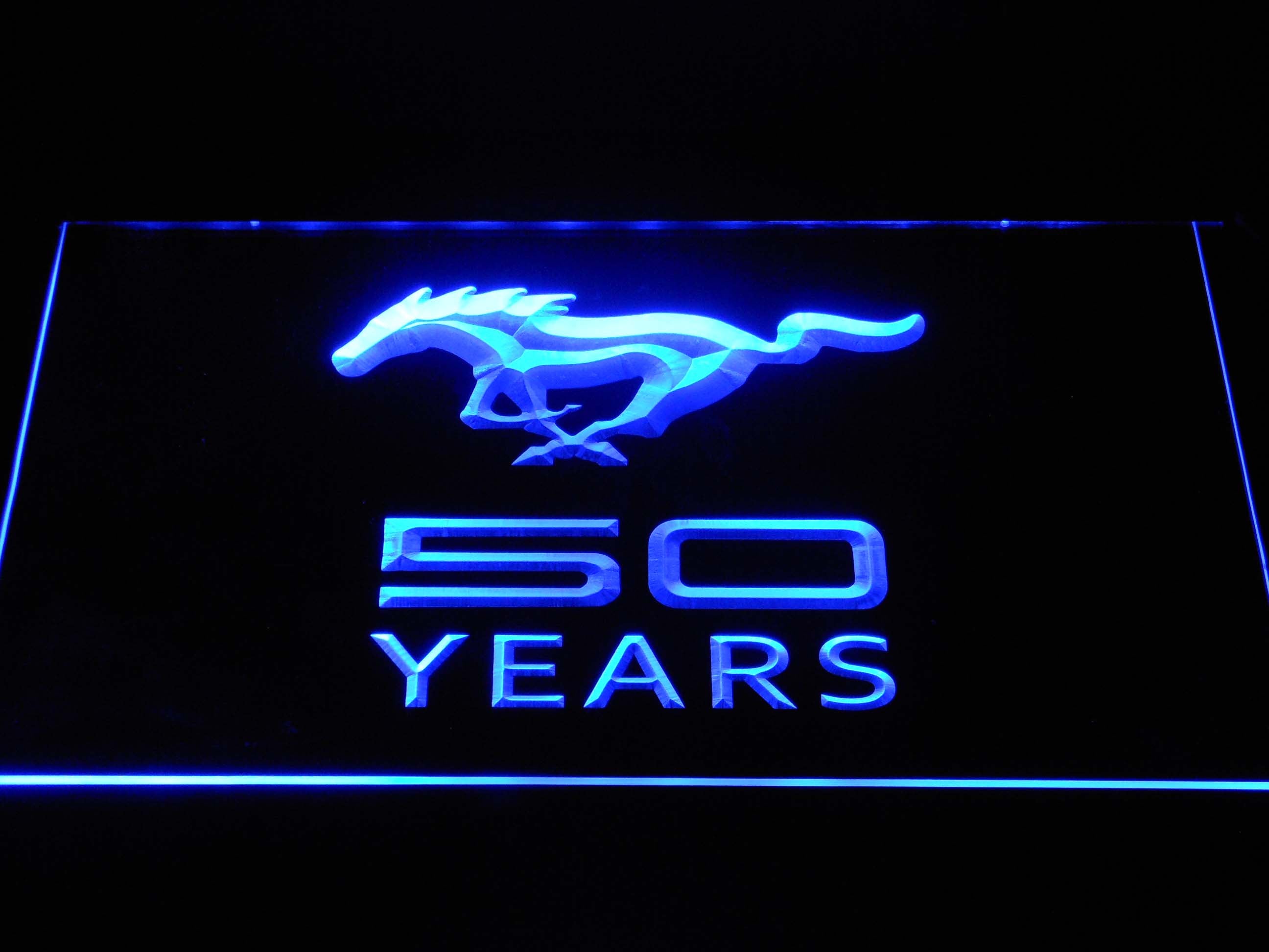 フォードマスタング50年ネオンライトLEDサイン