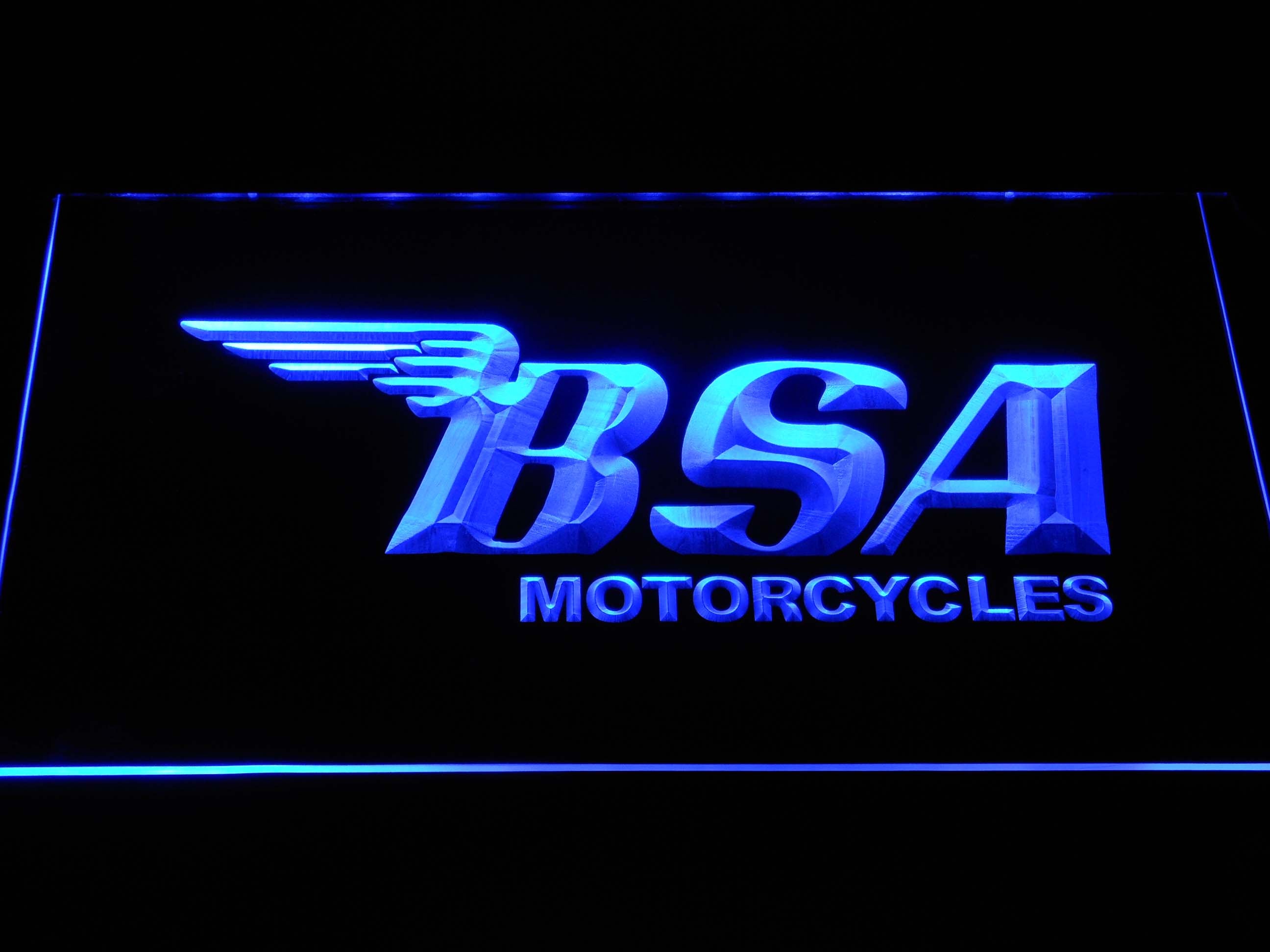 Bsa Motorcycles Neon Light LED Sign