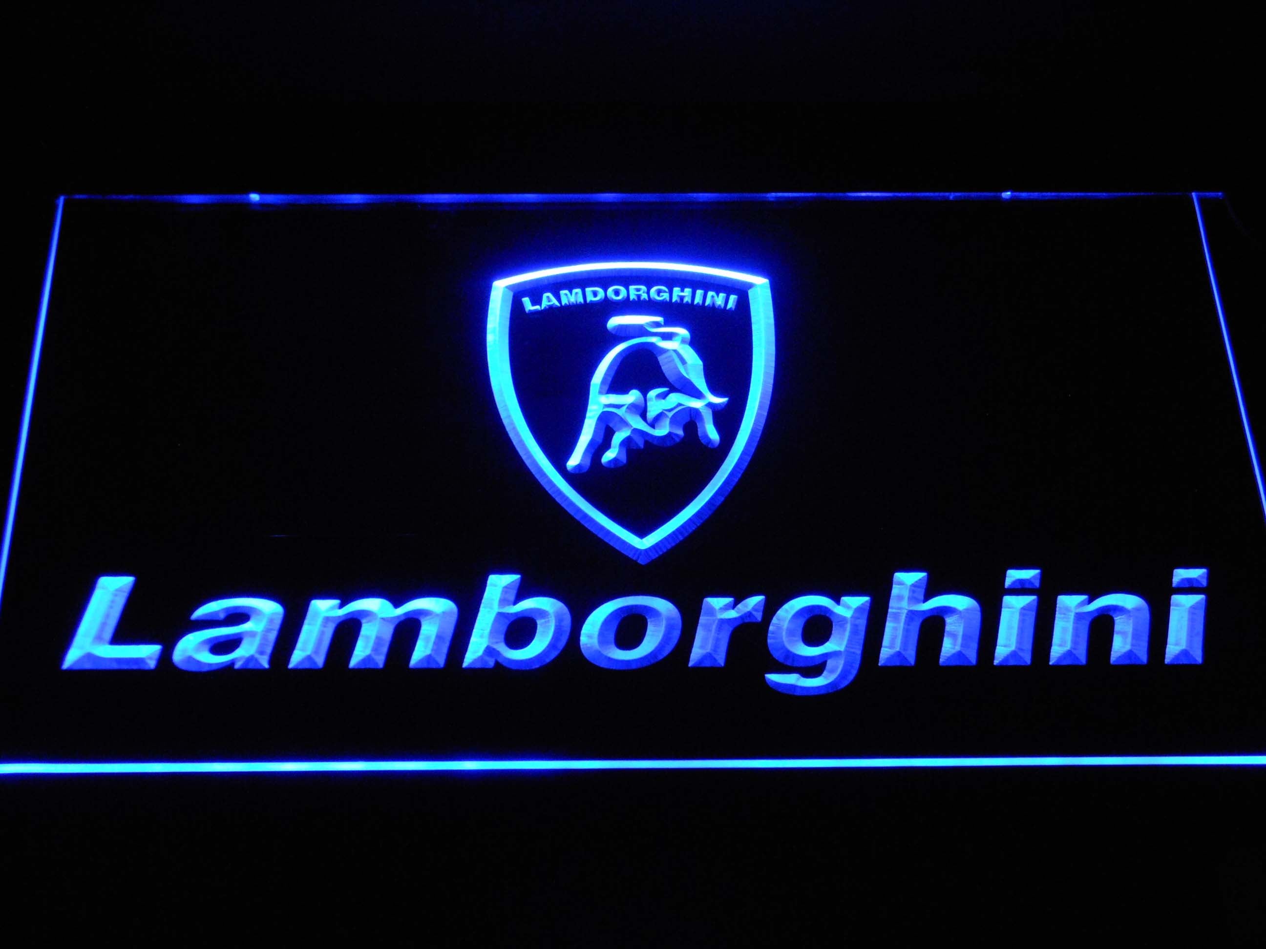 Lamborghini Wordmark Neon Light LED Sign