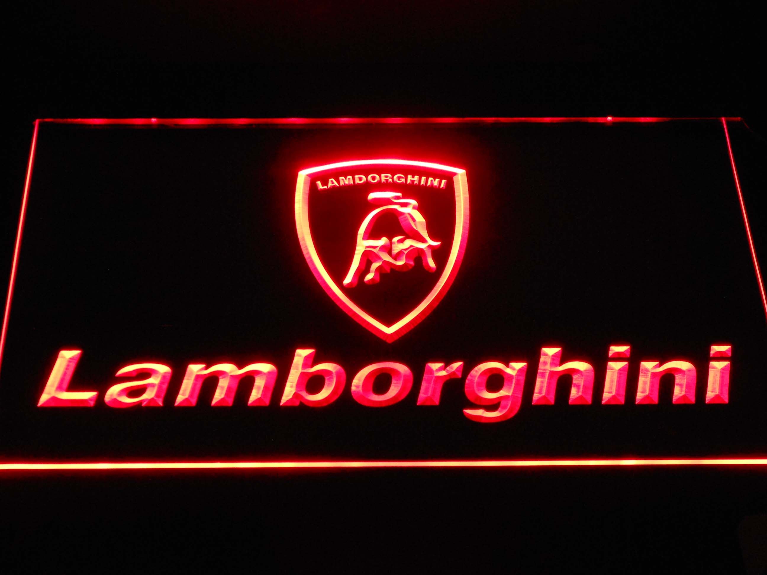 Lamborghini Wordmark Neon Light LED Sign