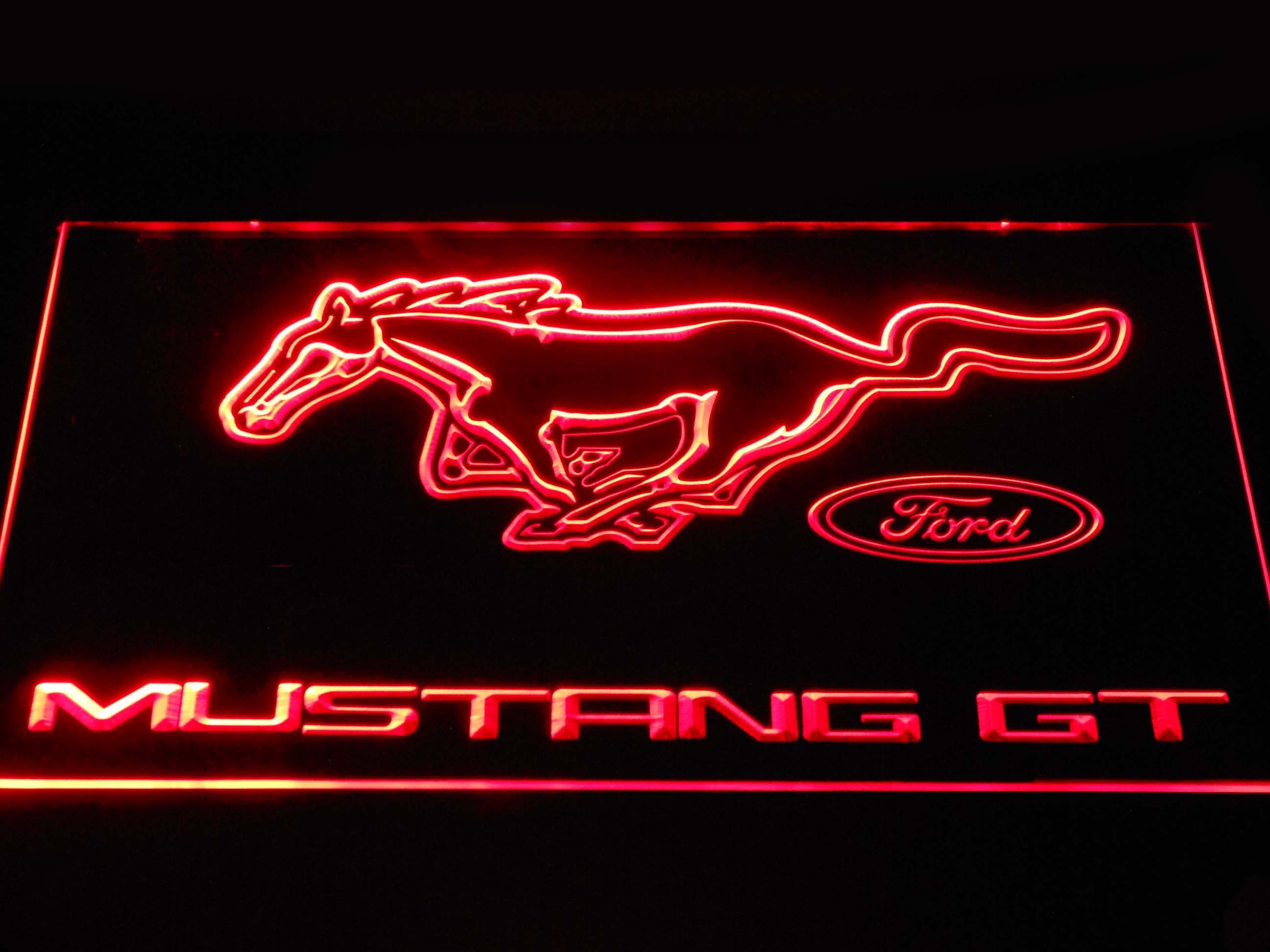 Ford Mustang GT Neon Light LED Sign
