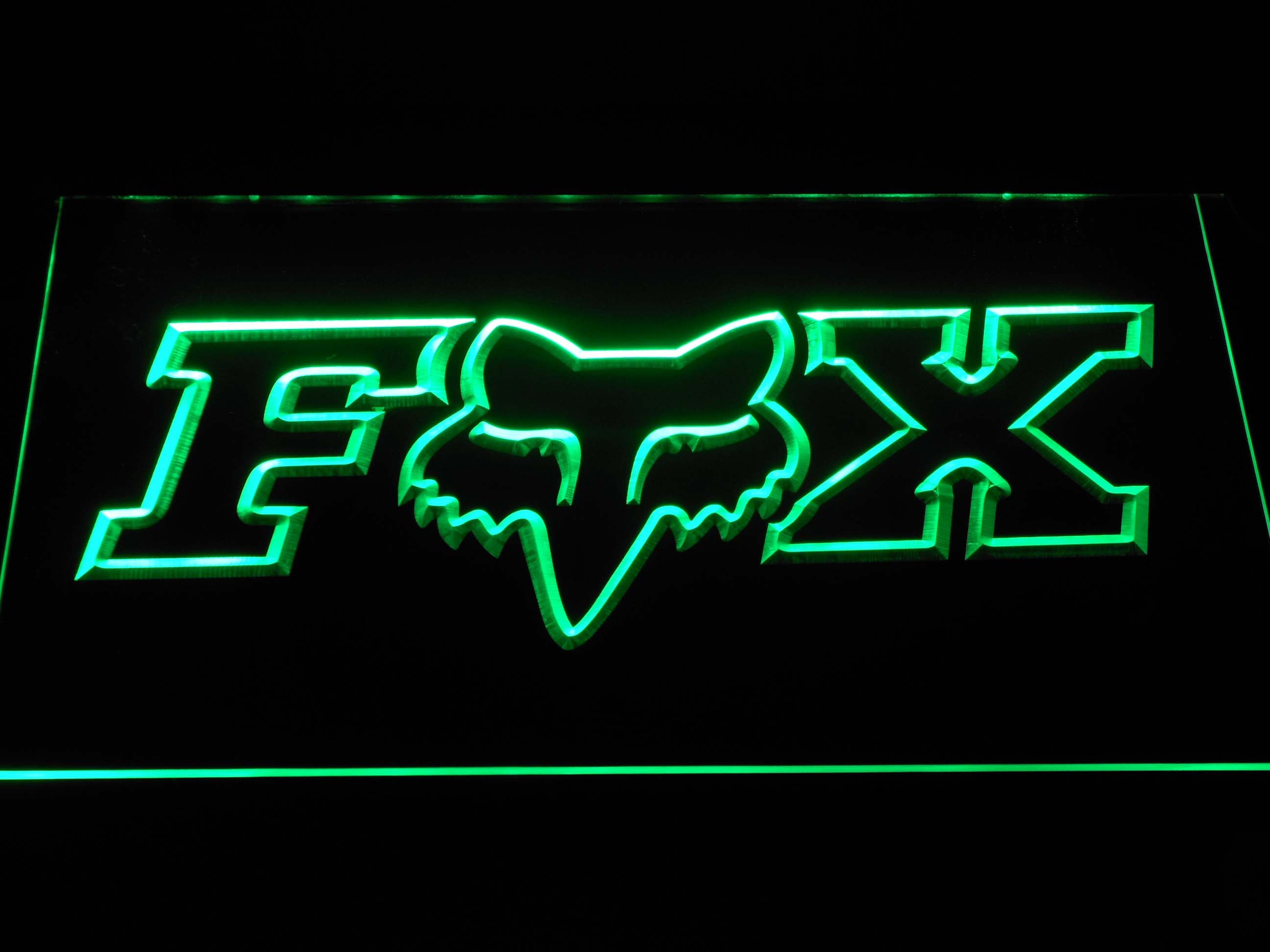 Lime Green Fox Racing Logo