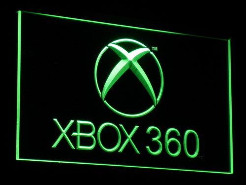 Xbox 360 Neon Light LED Sign