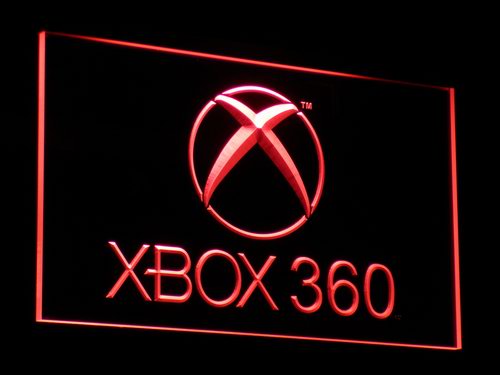 Xbox 360 Neon Light LED Sign