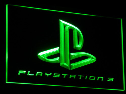 Playstation 3 PS3 Game Room Neon Light LED Sign