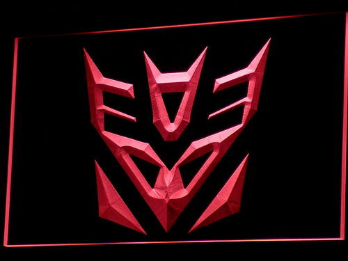 Transformers Decepticons Icon Neon Light LED Sign