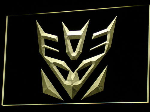 Transformers Decepticons Neon Light LED Sign