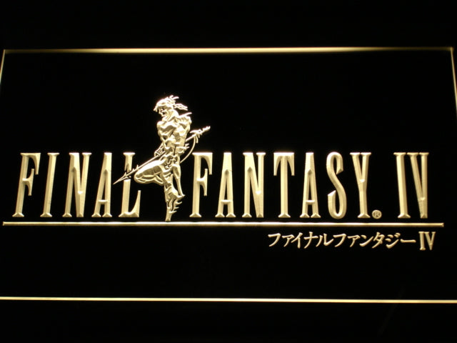 Final Fantasy IV TV Games Neon Light LED Sign
