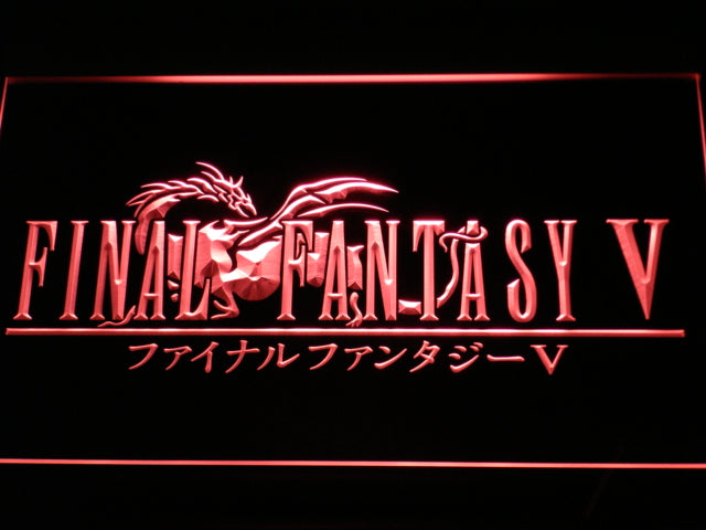 Final Fantasy V FF5 Neon Light LED Sign