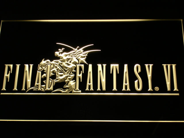 Final Fantasy VI TV Games Neon Light LED Sign