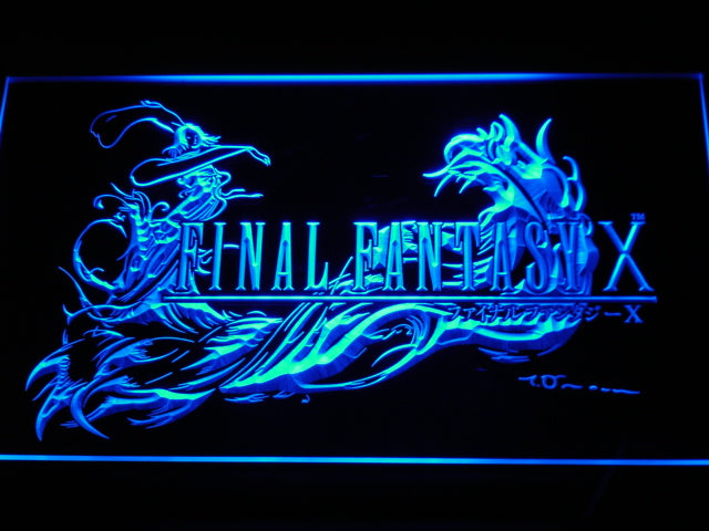 Final Fantasy X FF10 Neon Light LED Sign
