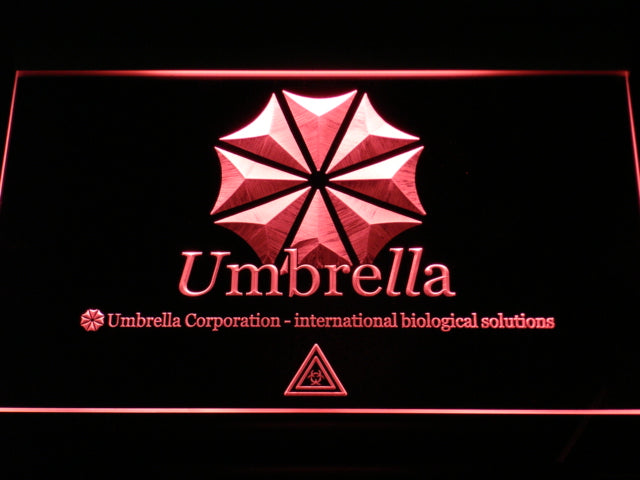 Resident Evil Umbrella Corp Our Business Is Life Itself Neon Light LED Sign