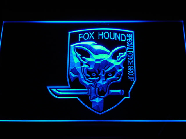 Metal Gear Solid Foxhound Neon Light LED Sign
