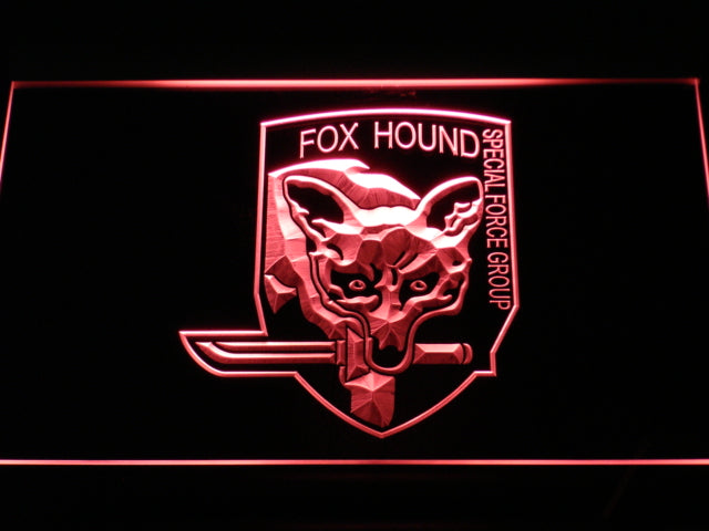 Metal Gear Solid Foxhound Neon Light LED Sign