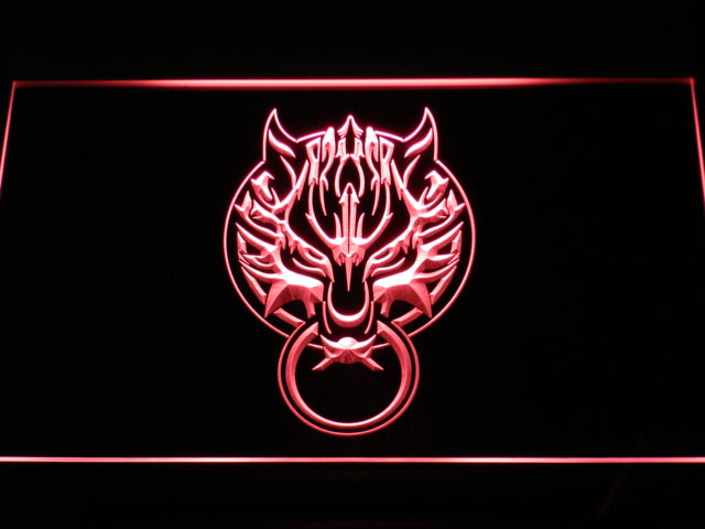 Final Fantasy VII 7 Cloudy Wolf Neon Light LED Sign