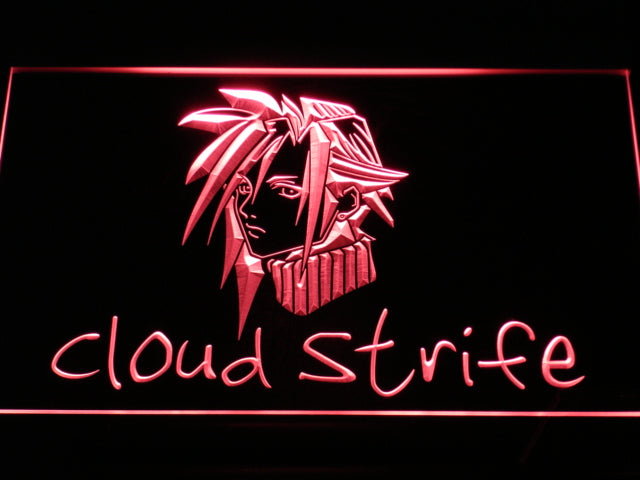 Final Fantasy Cloud Strife Neon Light LED Sign