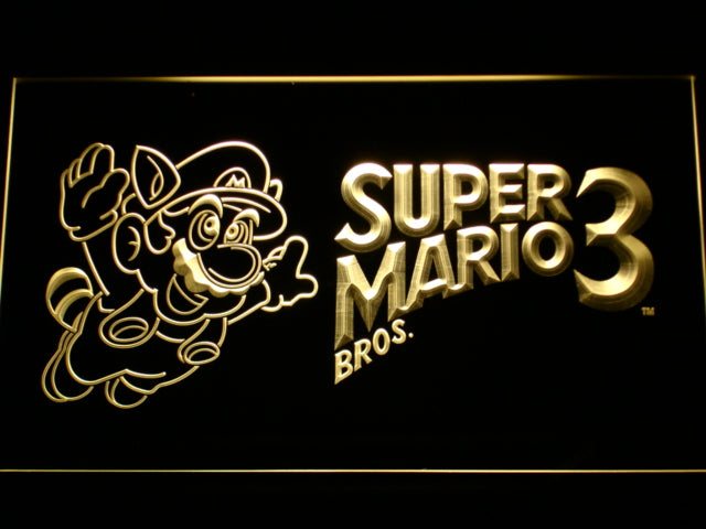 Super Mario Bros. 3 Neon Light LED Sign