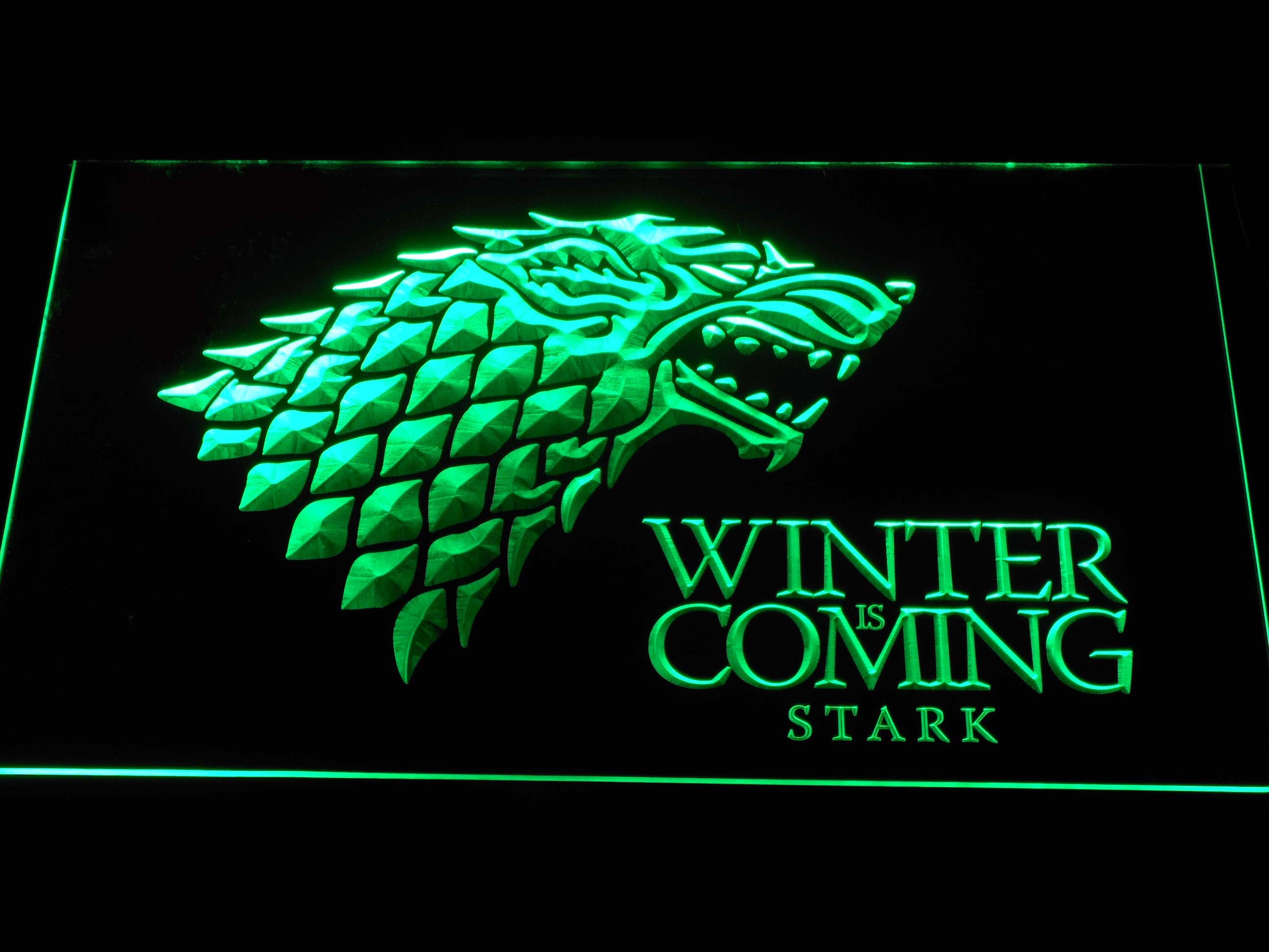 Game Of Thrones Stark Winter Is Coming TV Neon Light LED Sign