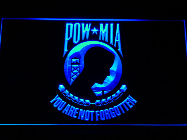 Pow Mia Prisoners Of War - Missing In Action Neon Light LED Sign