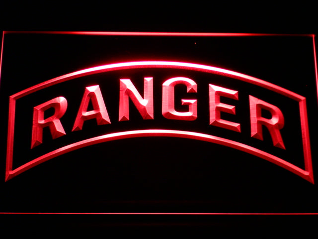 US Army Ranger Military Neon Light LED Sign